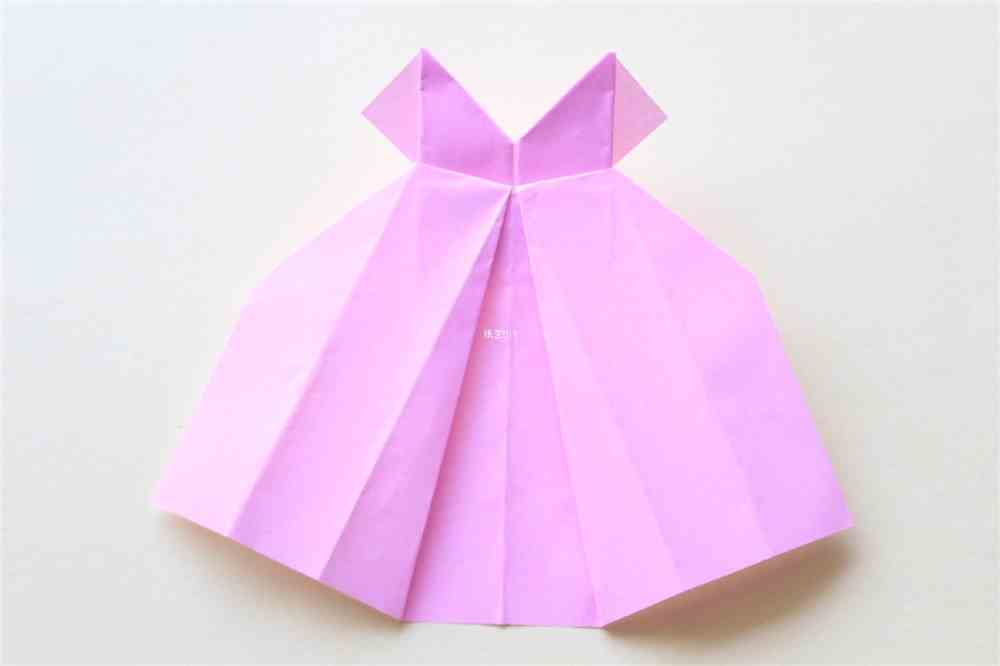 双赢彩票吊带裙子晚礼服折纸手工教程